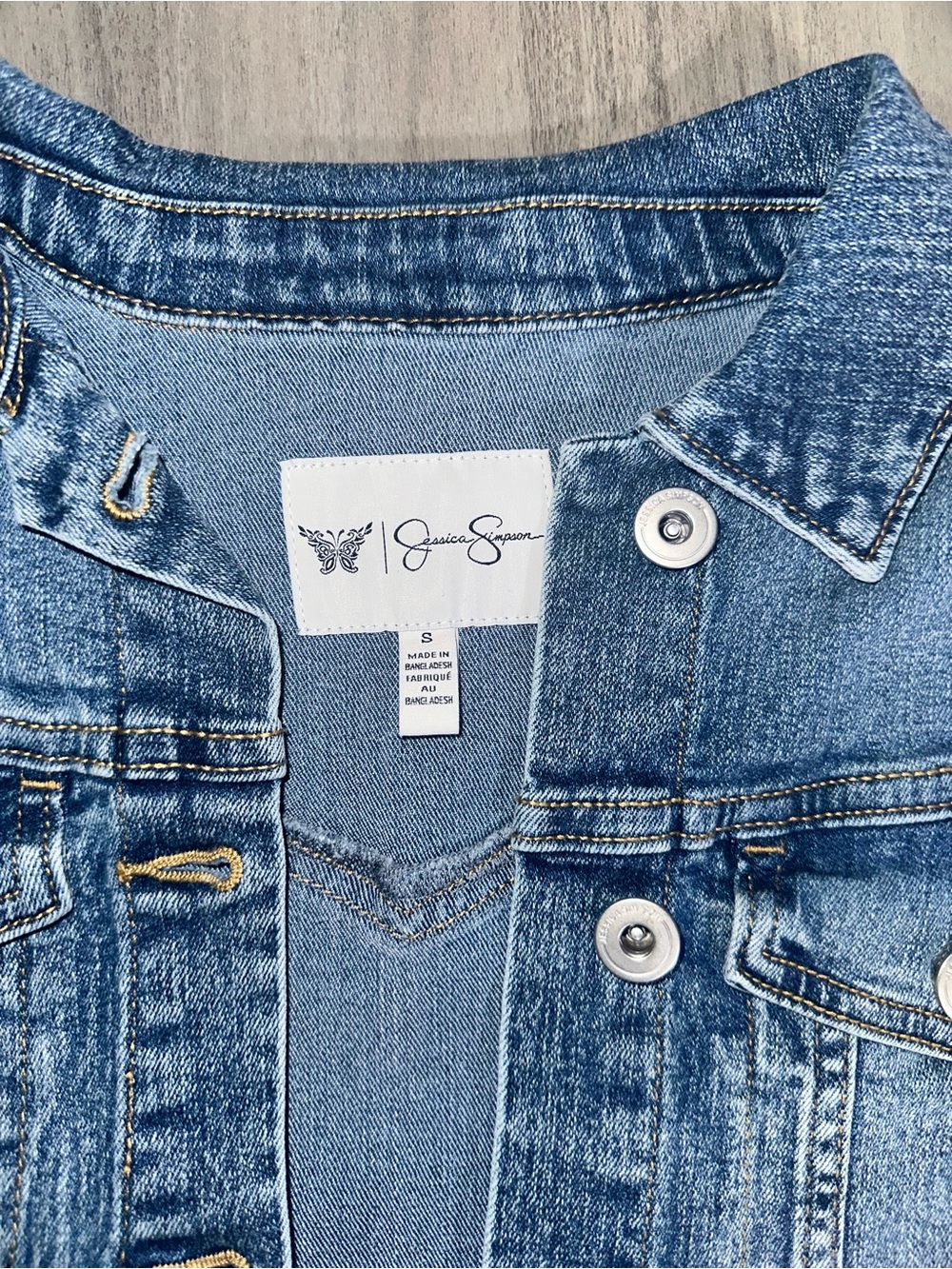 Jessica Simpson Medium Blue Denim Jacket